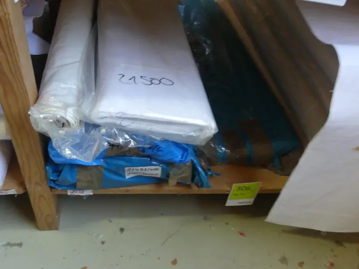 Posten Vorhänge, 100 % Baumwolle Umfang: Fachinhalt